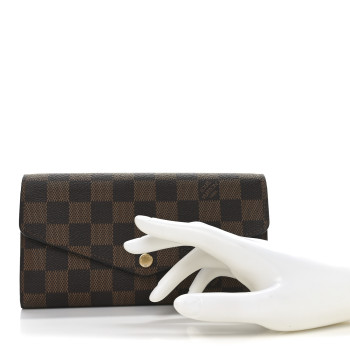 LOUIS VUITTON Damier Ebene Sarah Wallet NM