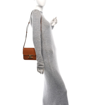 CELINE Shiny Calfskin Teen Triomphe Tan