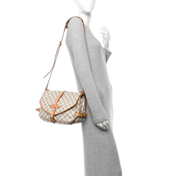 LOUIS VUITTON Damier Azur Saumur MM LOUIS VUITTON Damier Azur Saumur MM