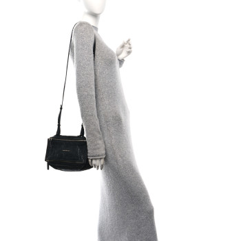 GIVENCHY Tumbled Sheepskin Mini Pandora Black