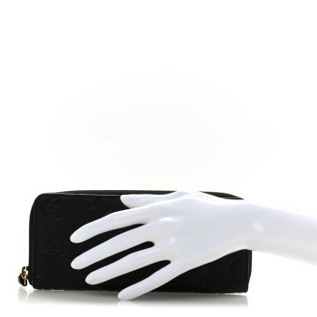 LOUIS VUITTON Empreinte Clemence Wallet Black