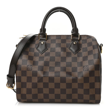 LOUIS VUITTON Damier Ebene Speedy Bandouliere 25
