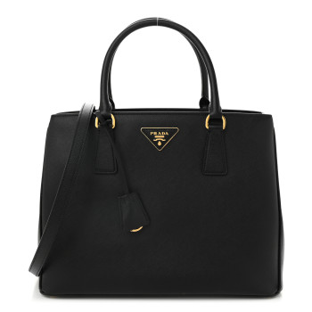 PRADA Saffiano Lux Medium Tote Black