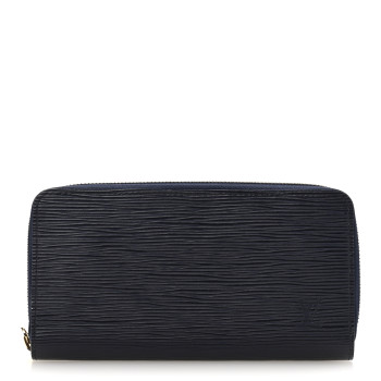 LOUIS VUITTON Epi Zippy Wallet Navy