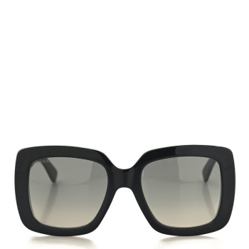 GUCCI Acetate Square Frame Sunglasses GG0141SN Black