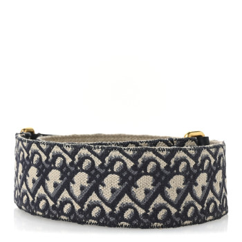 CHRISTIAN DIOR Oblique Shoulder Strap Blue