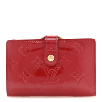 LOUIS VUITTON Vernis French Purse Wallet Pomme D'Amour