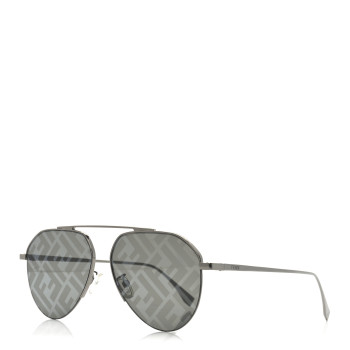 FENDI Metal Fendi Travel Geometric Sunglasses FE40061U Gray