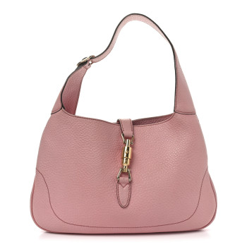 GUCCI Soft Grained Calfskin Small Jackie O Hobo Pink