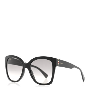 GUCCI Acetate Square Frame Sunglasses GG0459S Black