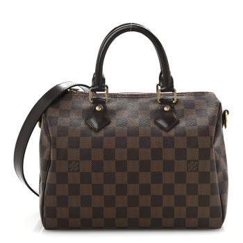 LOUIS VUITTON Damier Ebene Speedy Bandouliere 25