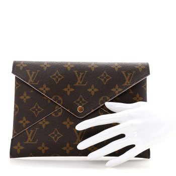 LOUIS VUITTON Monogram Large Kirigami Pochette Insert Rose Ballerine