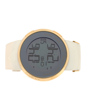 GUCCI Stainless Steel Rubber 45mm Digital I-Gucci Guccissima Grammy Awards Watch