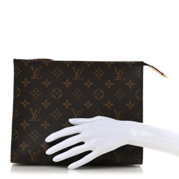 LOUIS VUITTON Monogram Toiletry Pouch On Chain