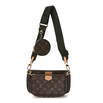 LOUIS VUITTON Monogram Multi Pochette Accessories Kaki