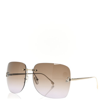 FENDI Metal Crystal Sunglasses FE4134US Gold