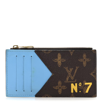 LOUIS VUITTON Monogram Vintage Calfskin Trunk L'œil Coin Card Holder LOUIS VUITTON Monogram Vintage Calfskin Trunk L'œil Coin Card Holder