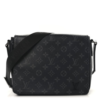 LOUIS VUITTON Monogram Eclipse District PM Black