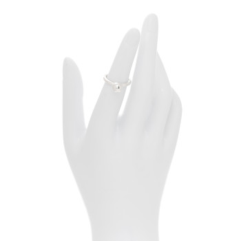 TIFFANY Sterling Silver 8mm Hardwear Ball Ring 49 4.75