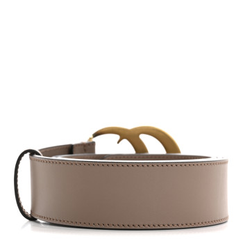 GUCCI Calfskin Double G 40mm Belt 90 36 Porcelain Rose