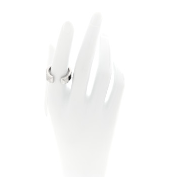 HERMES Madame Calfskin Athena Ring 55 89 Black