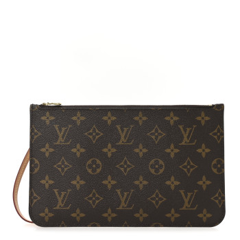 LOUIS VUITTON Monogram Neverfull MM GM Pochette