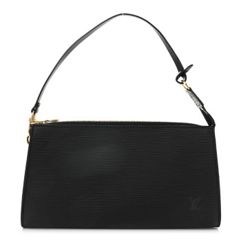LOUIS VUITTON Epi Pochette Accessories 24 Black