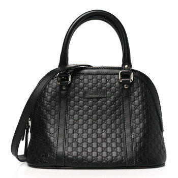 GUCCI Microguccissima Mini Dome Bag Black