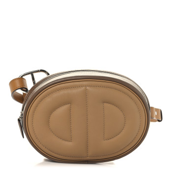 HERMES Swift In-The-Loop Belt Bag  Biscuit Alezan Sesame