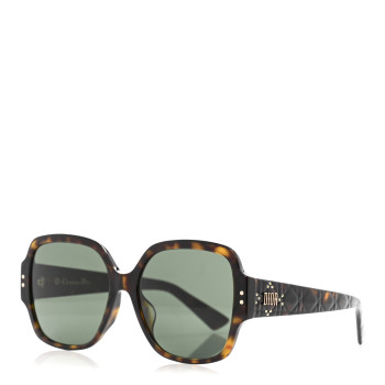 CHRISTIAN DIOR Lady Dior Studs 5F Sunglasses Tortoise