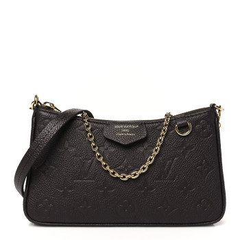 LOUIS VUITTON Empreinte Easy Pouch On Strap Chocolate
