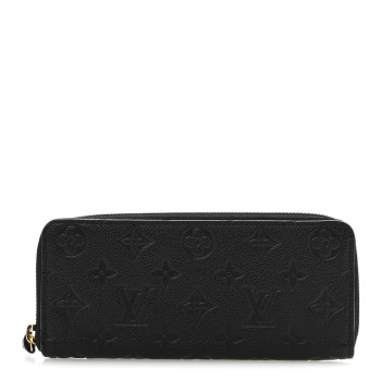 LOUIS VUITTON Empreinte Clemence Wallet Black