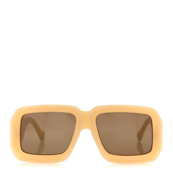 LOEWE Acetate Paula's Ibiza Dive In Mask Sunglasses LW40064U Beige