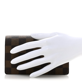 LOUIS VUITTON Damier Ebene Porte-Monnaie Billets Tresor Wallet LOUIS VUITTON Damier Ebene Porte-Monnaie Billets Tresor Wallet