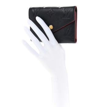 LOUIS VUITTON Empreinte Victorine Wallet Marine Rouge
