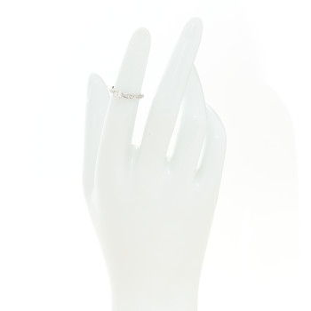 TIFFANY Platinum Diamond .20ct Round Brilliant Harmony Engagement Ring 45 3.5