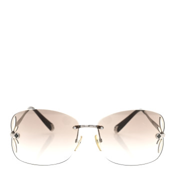 LOUIS VUITTON Lily Glitter Sunglasses Z0308U Dark Grey