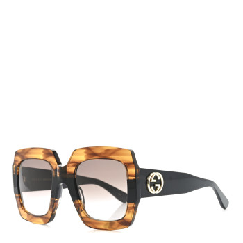 GUCCI Square Frame GG0178S Sunglasses Havana