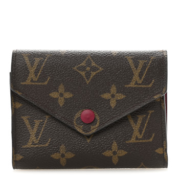 LOUIS VUITTON Monogram Victorine Wallet Fuchsia