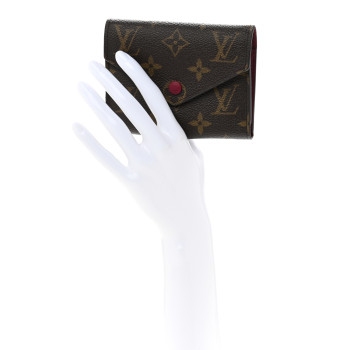 LOUIS VUITTON Monogram Victorine Wallet Fuchsia