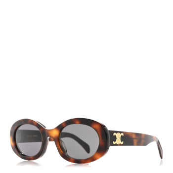 CELINE Acetate Triomphe 01 Sunglasses CL 40194U Havana