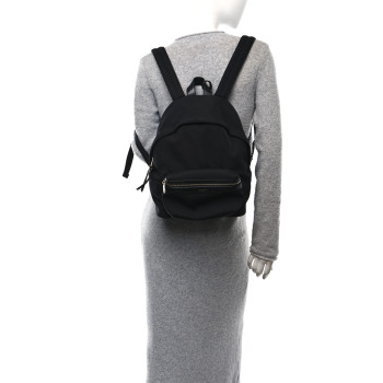 SAINT LAURENT Canvas City Backpack Black