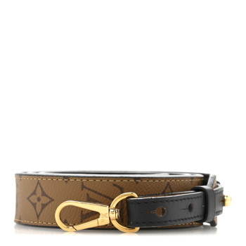 LOUIS VUITTON Reverse Monogram Bandouliere Shoulder Strap XL Black