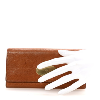 MULBERRY Natural Vegetable Tanned Continental Wallet Oak