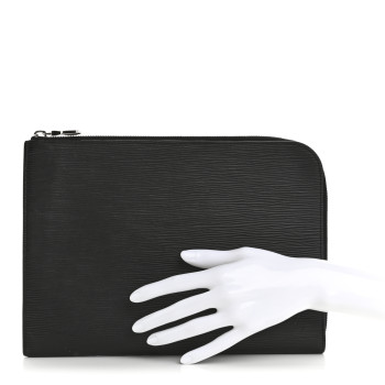 LOUIS VUITTON Epi Pochette Jour GM Black
