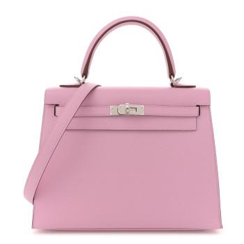 HERMES Epsom Kelly Sellier 25 Mauve Sylvestre
