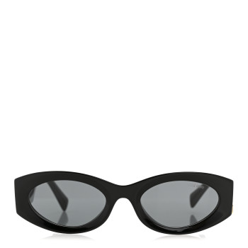 MIU MIU Acetate Oval Glimpse Sunglasses SMU11W Black