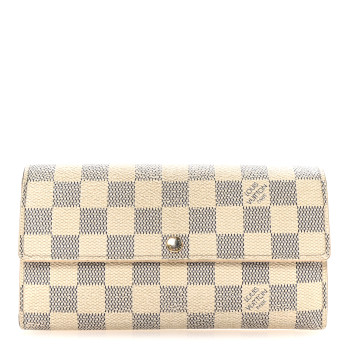 LOUIS VUITTON Damier Azur Sarah Wallet