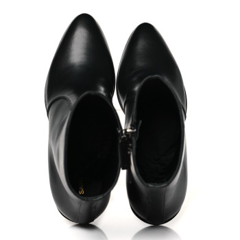 SAINT LAURENT Calfskin West 45 Chelsea Boots 37 Black