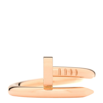CARTIER 18K Pink Gold Juste Un Clou Ring 52 6